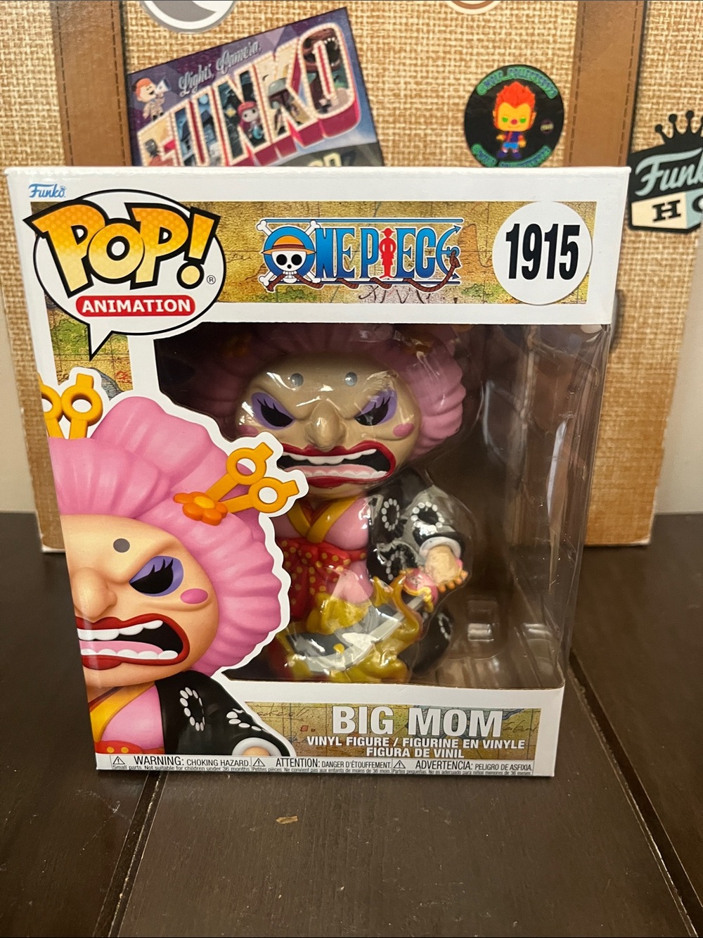 Funko POP! One Piece Big Mom Vinyl Figure - Pink & Gold Accents